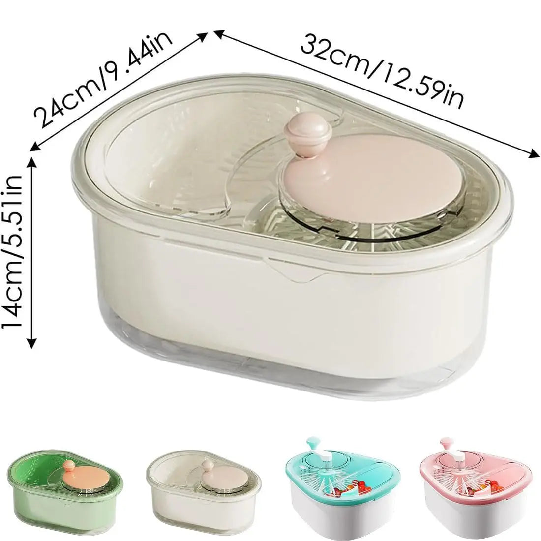 Portable Fruit Washer with Lid