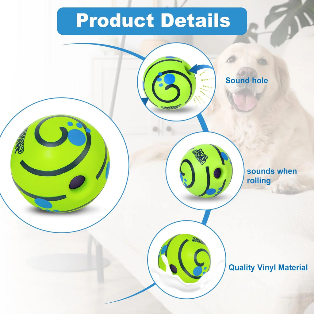 Indestructible Squeaky Dog Toy
