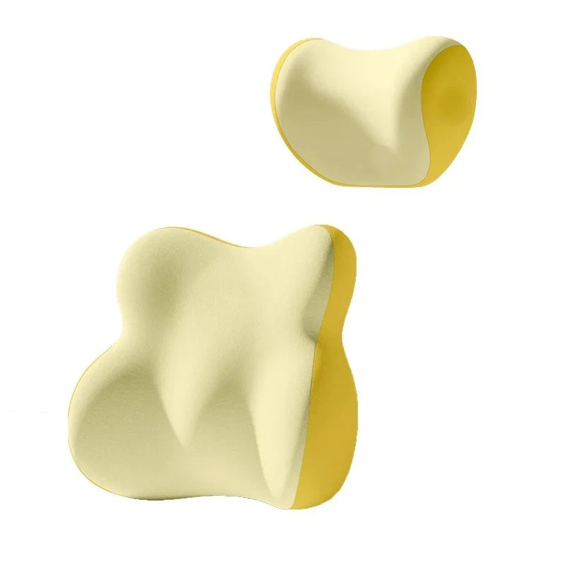 Memory Foam Neck and Lumbar Support Pillow-Fits all models