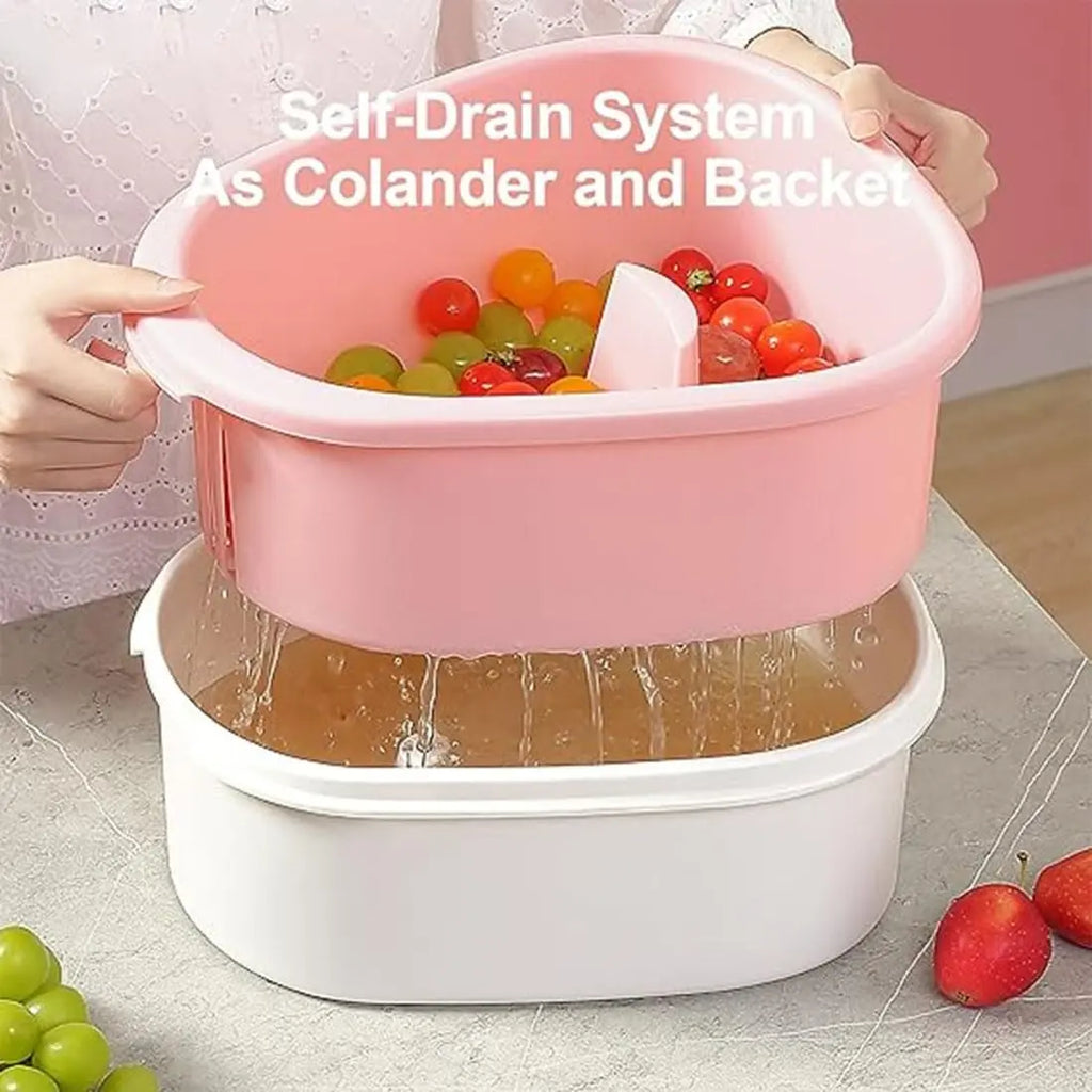 Portable Fruit Washer with Lid