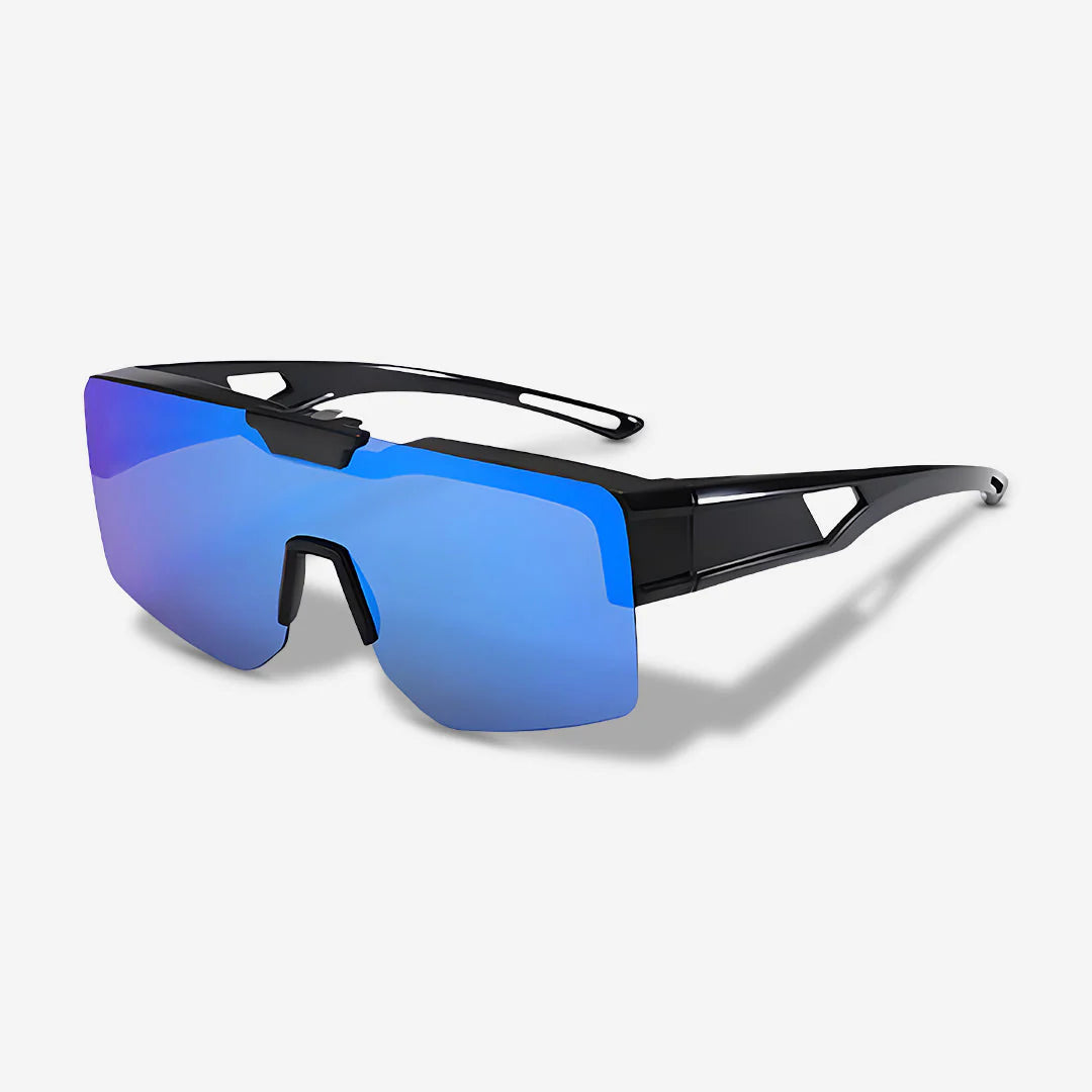 Clip-on Sunglasses (Polarized) – Wear over regular glasses; Unisex; Includes a storage pouch