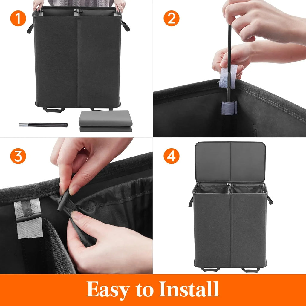 Sort More Laundry. Hide More Clutter