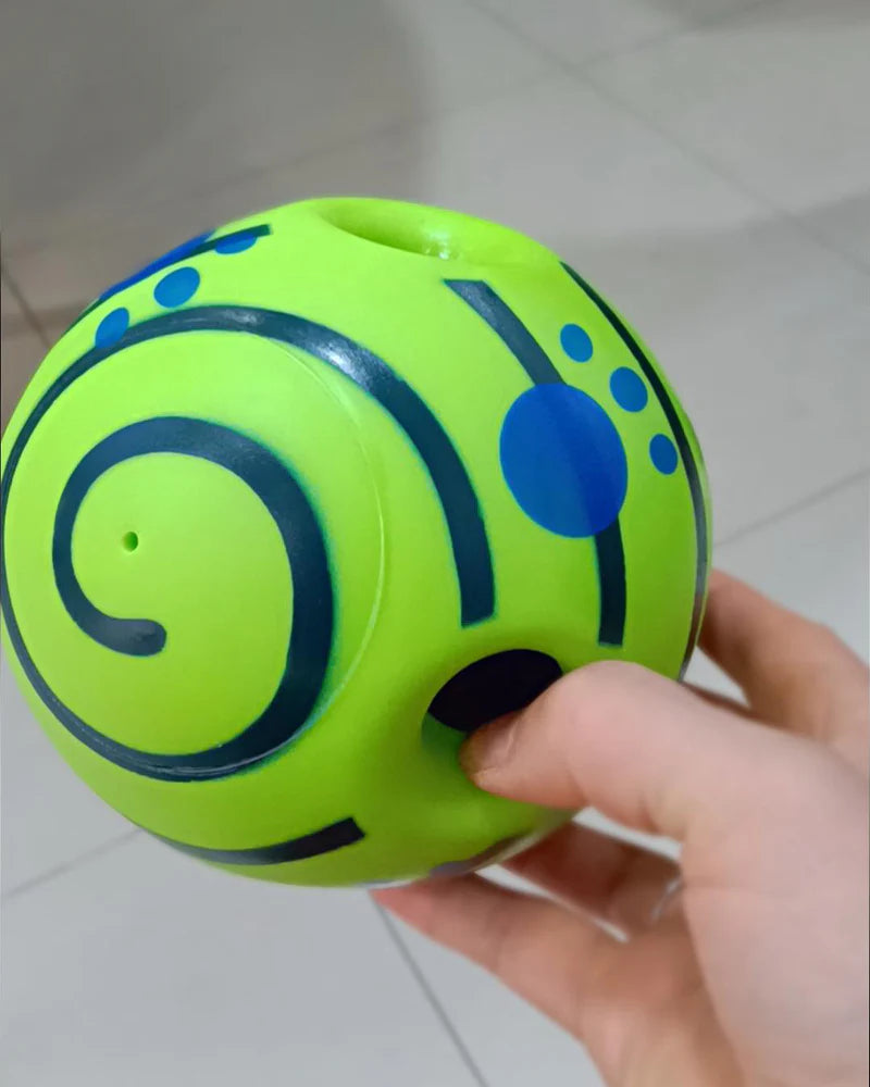 Pet toy ball, interactive dog toy, makes funny sounds when rolling or shaking, pets know best