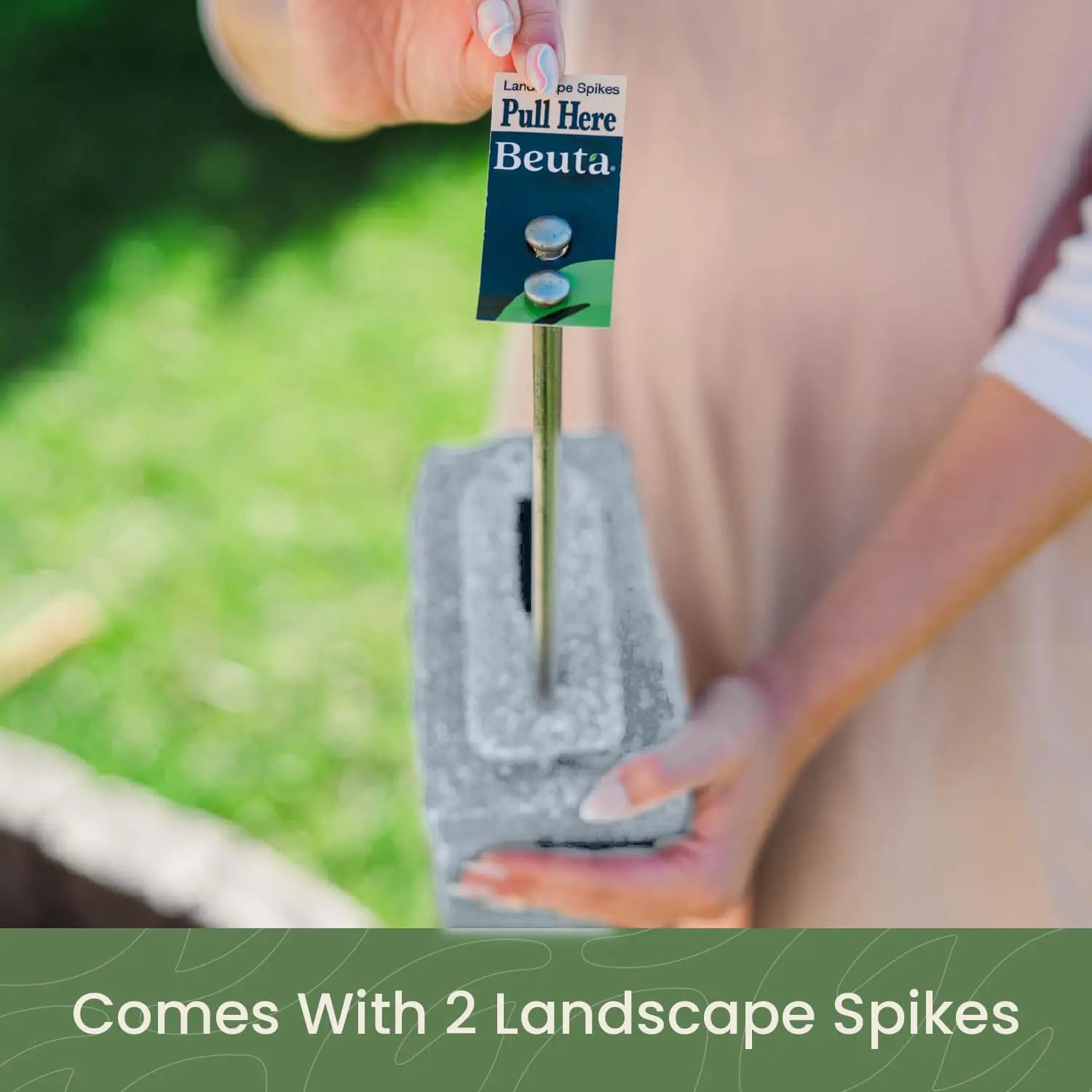 Artificial stone blocks (suitable for lawn edging, flower beds, and garden borders)