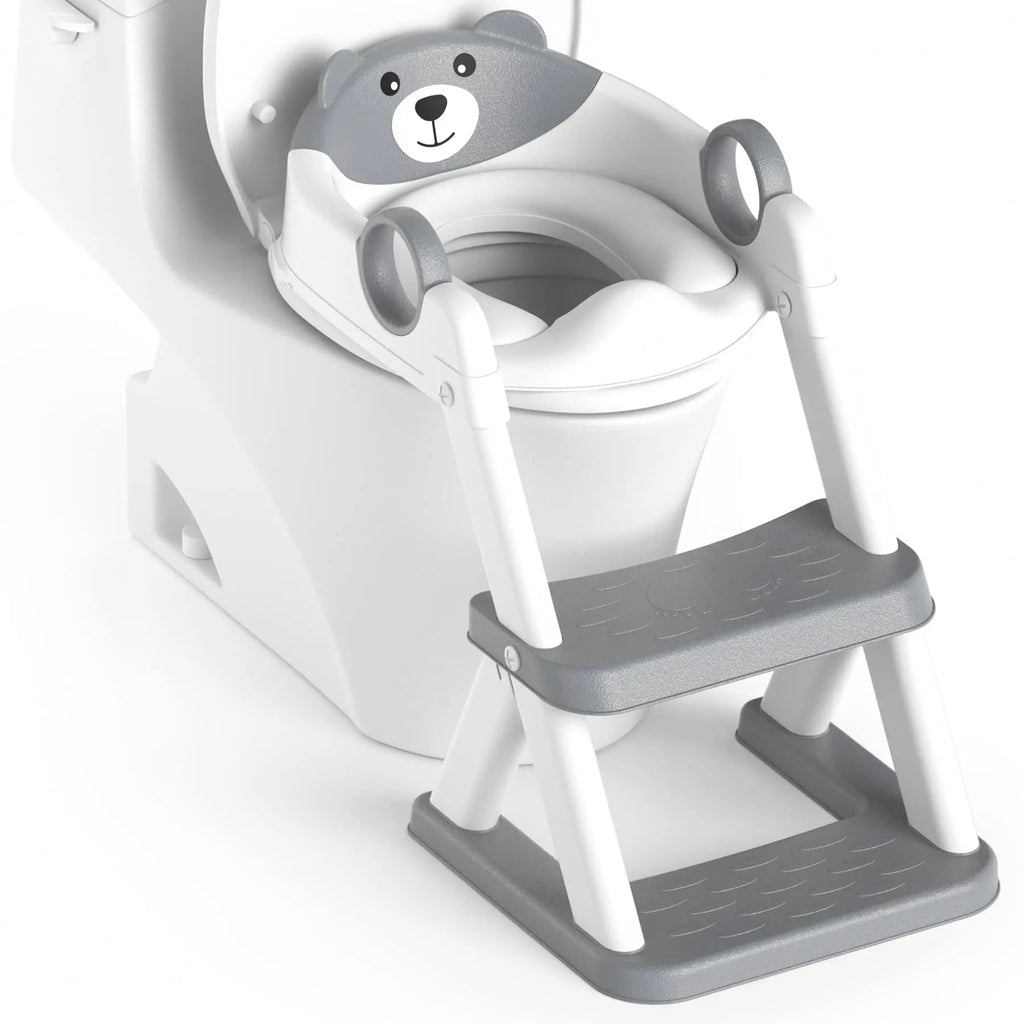Little Bear Potty Training Seat, Upgraded 2-in-1 Toddler Toilet Seat