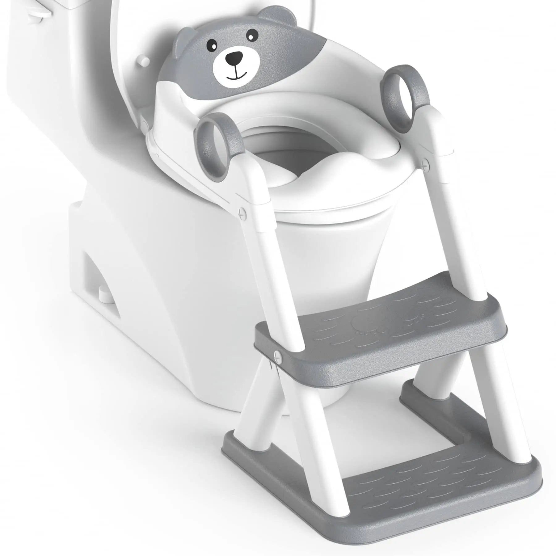 Little Bear Potty Training Seat, Upgraded 2-in-1 Toddler Toilet Seat