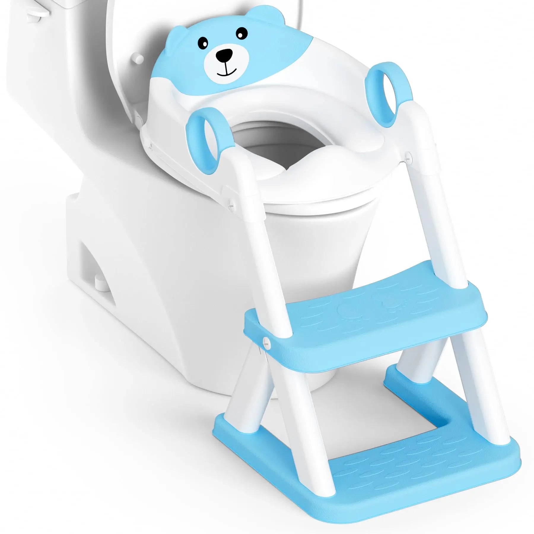 Little Bear Potty Training Seat, Upgraded 2-in-1 Toddler Toilet Seat