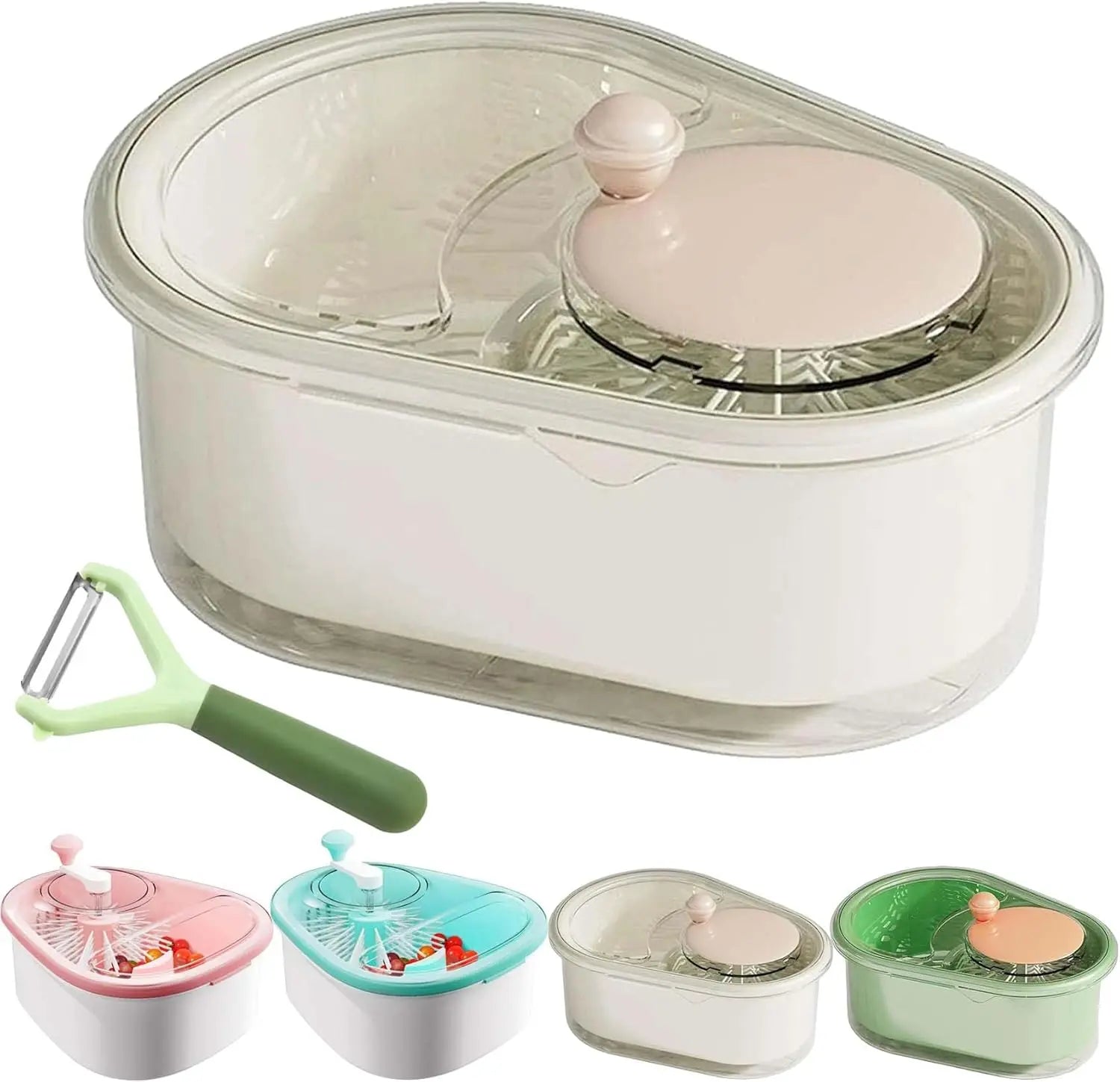 Portable Fruit Washer with Lid