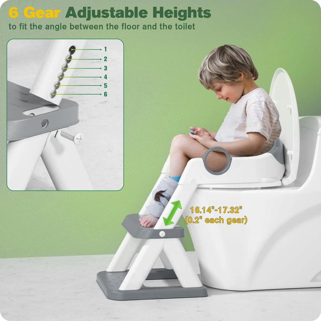 Little Bear Potty Training Seat, Upgraded 2-in-1 Toddler Toilet Seat
