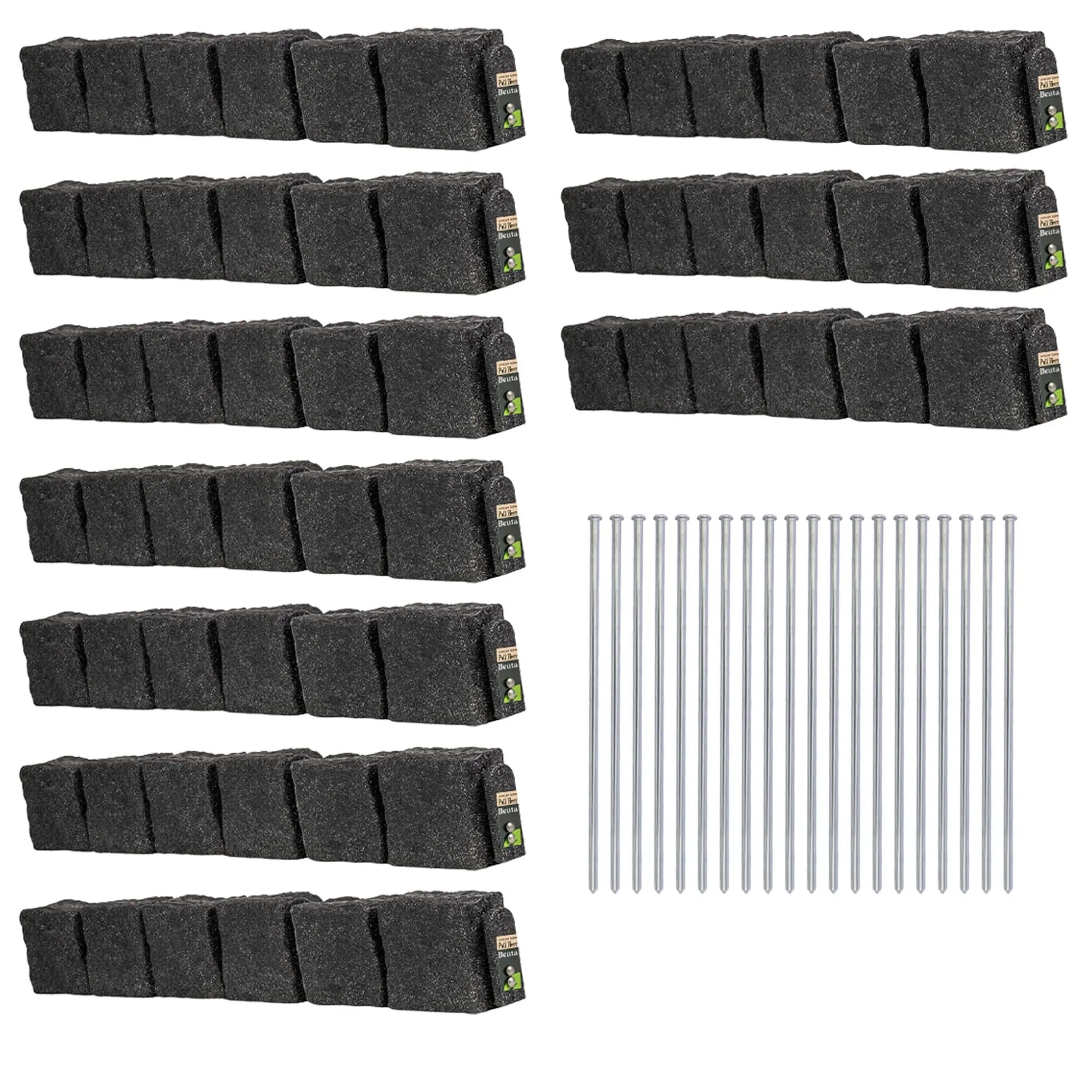 Artificial stone blocks (suitable for lawn edging, flower beds, and garden borders)