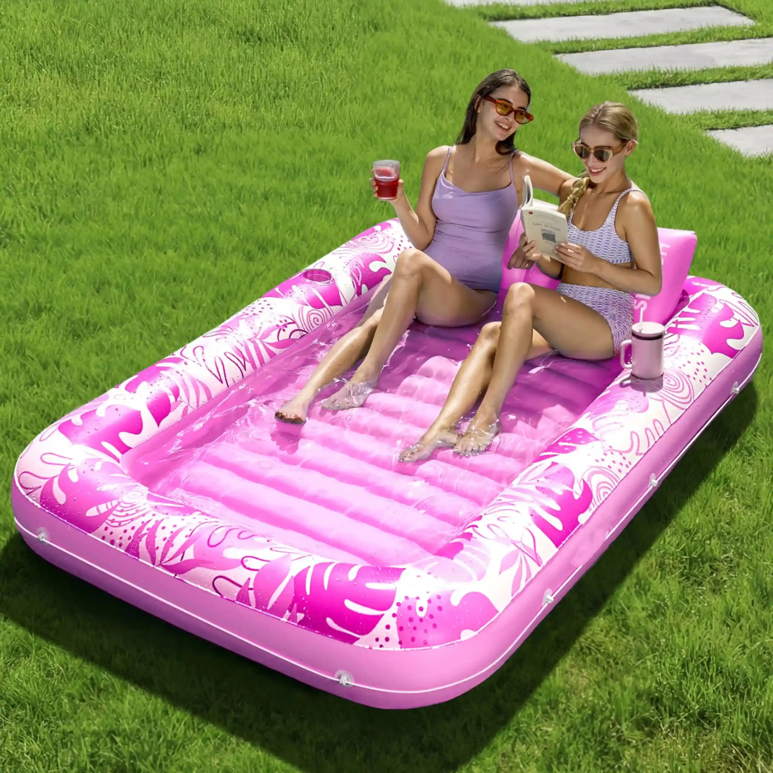 Inflatable Pool Loungers/Floats: 70“ x 46” and 85“ x 57”