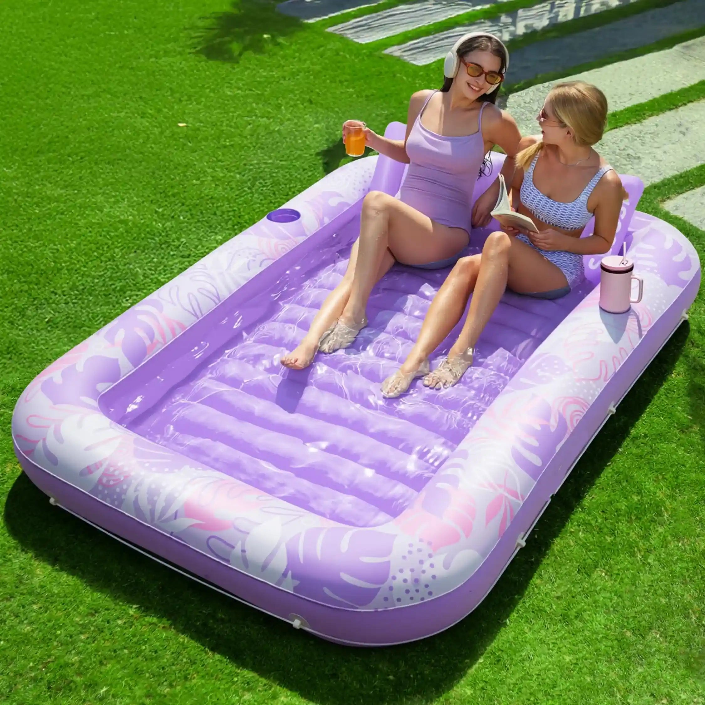 Inflatable Pool Loungers/Floats: 70“ x 46” and 85“ x 57”