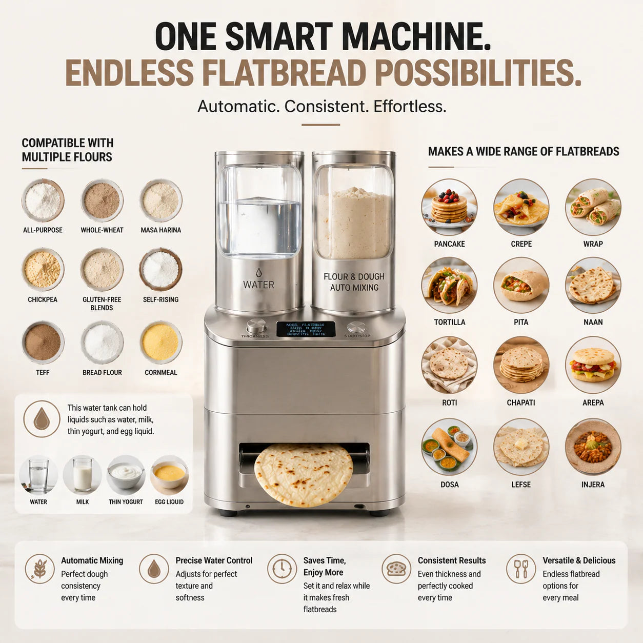 🎉Anniversary Sale - Automatic Smart Pancake Griddle Machine