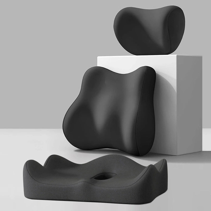 Memory Foam Neck and Lumbar Support Pillow-Fits all models
